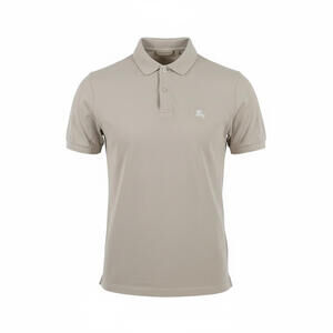 Men's M Burberry Brit Tan Cotton Polo Shirt – Classic Preppy Everyday Neutral